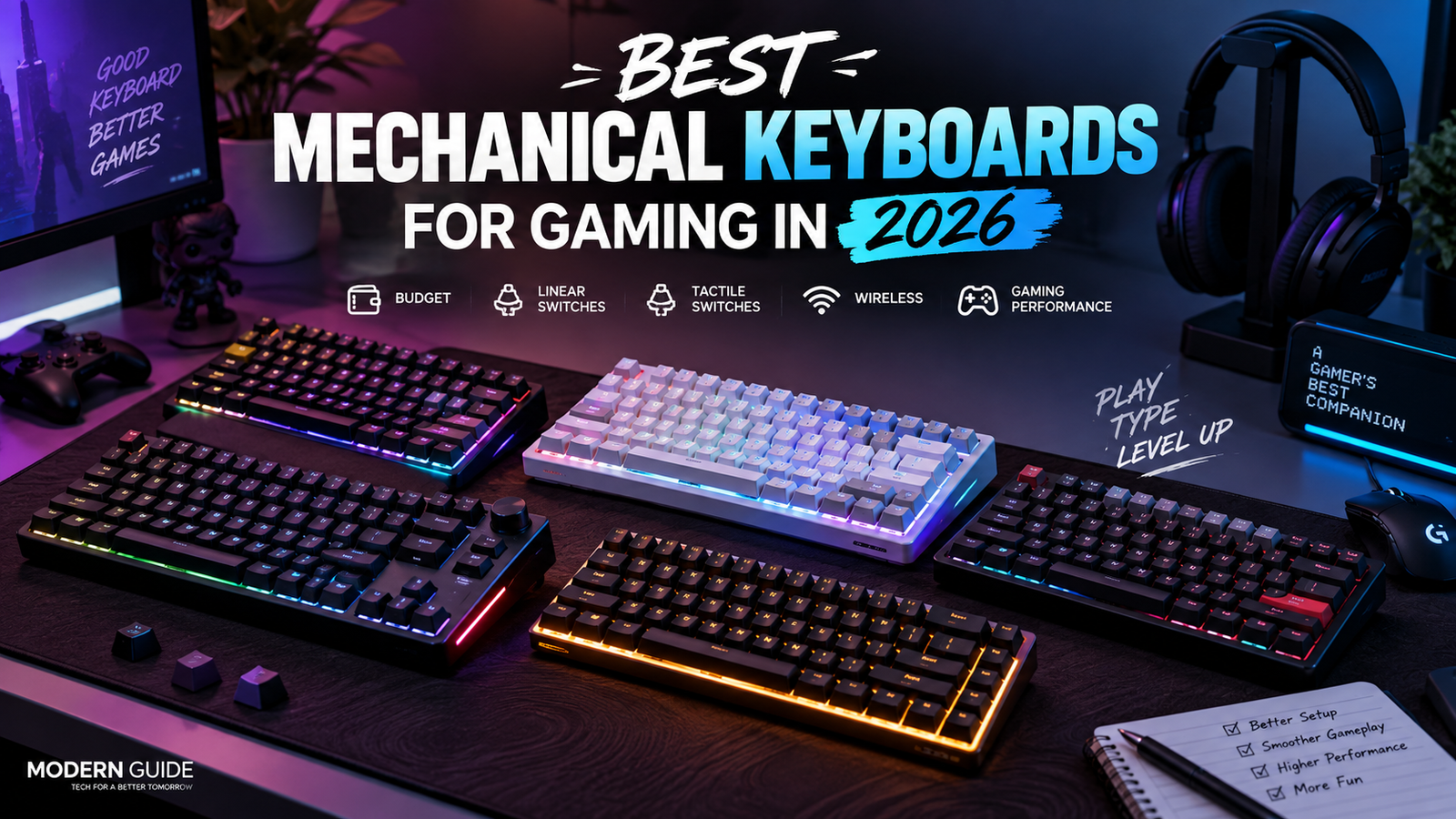 Best Mechanical Keyboards for Gaming in 2026