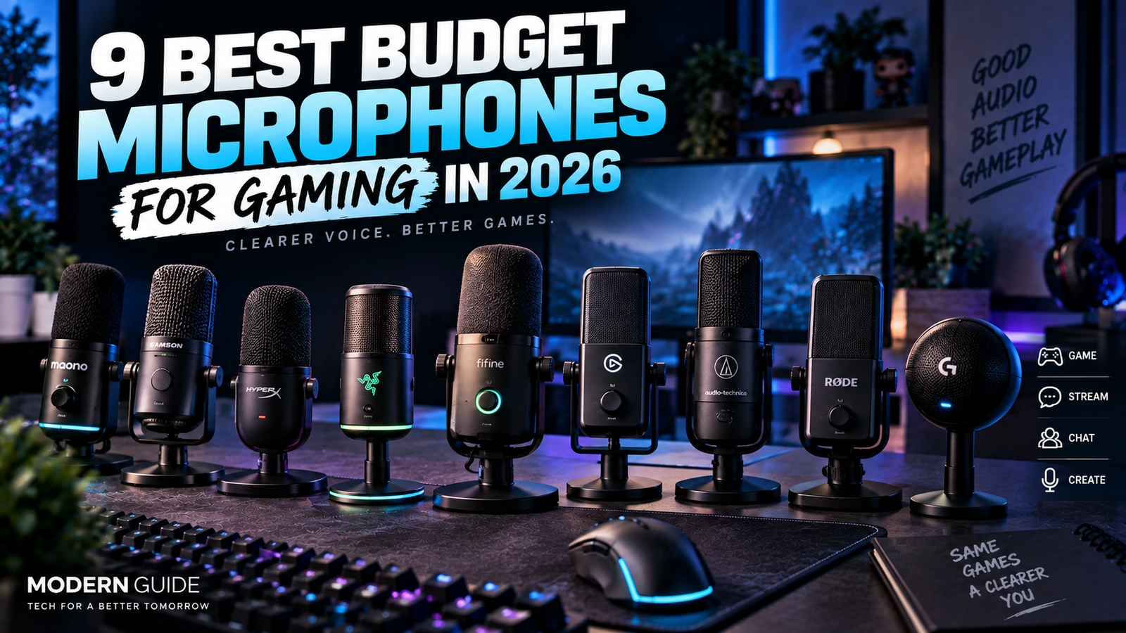 9 Best Budget Microphones for Gaming in 2026