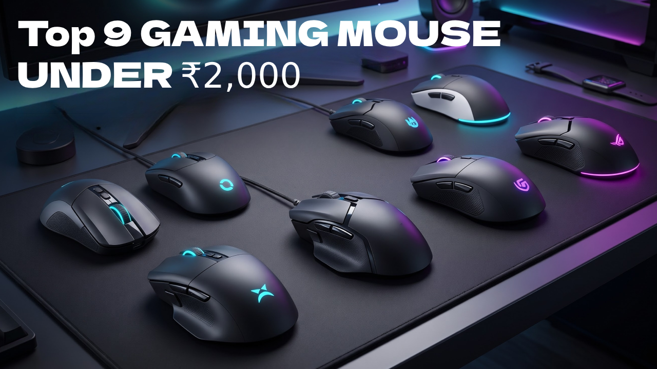Top 9 Best Gaming Mouse Under ₹2,000 in India (2026)